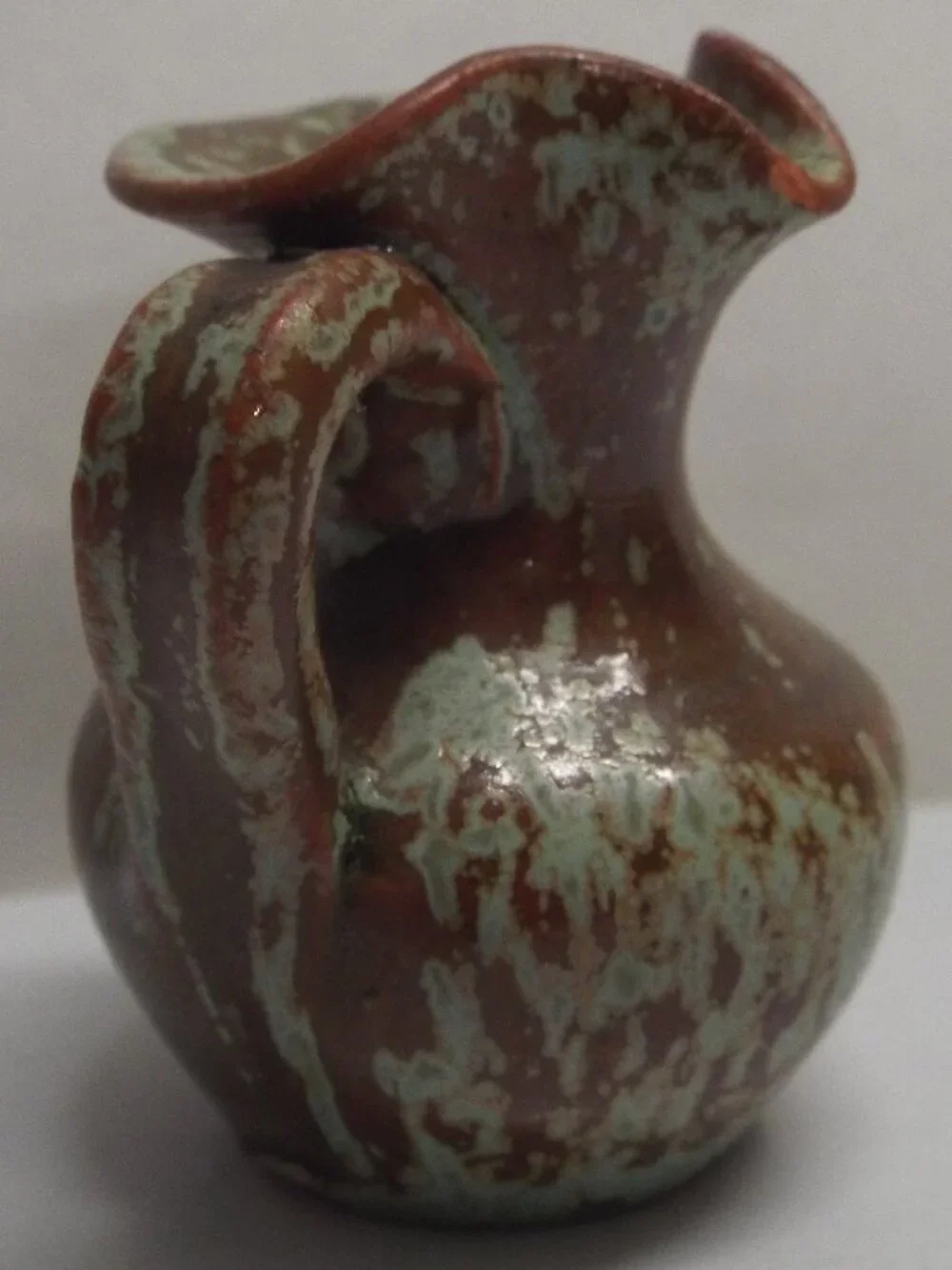 VINTAGE North Carolina Pottery Mini Pitcher - 2